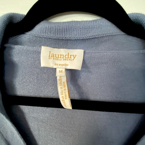 Blue longsleeve sweater top - Picture 3 of 3